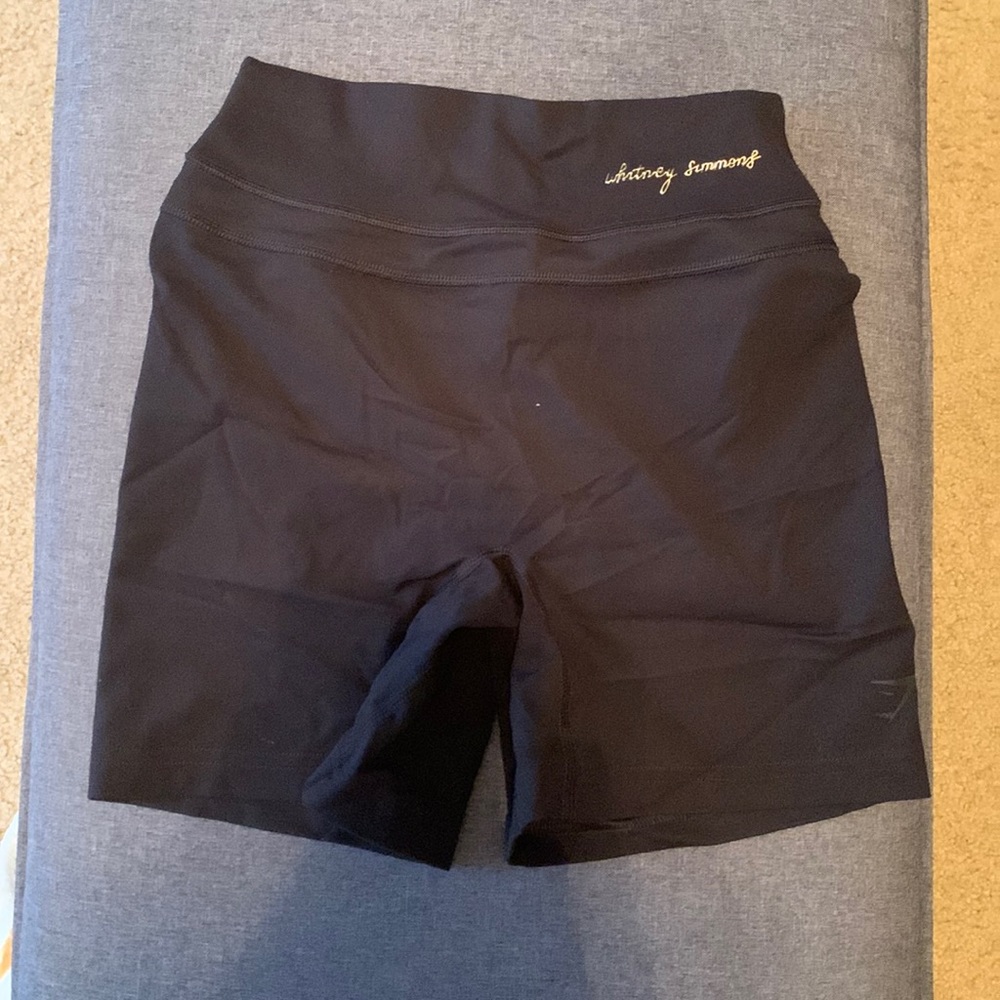Gymshark shorts black. Whitney Simmons collection